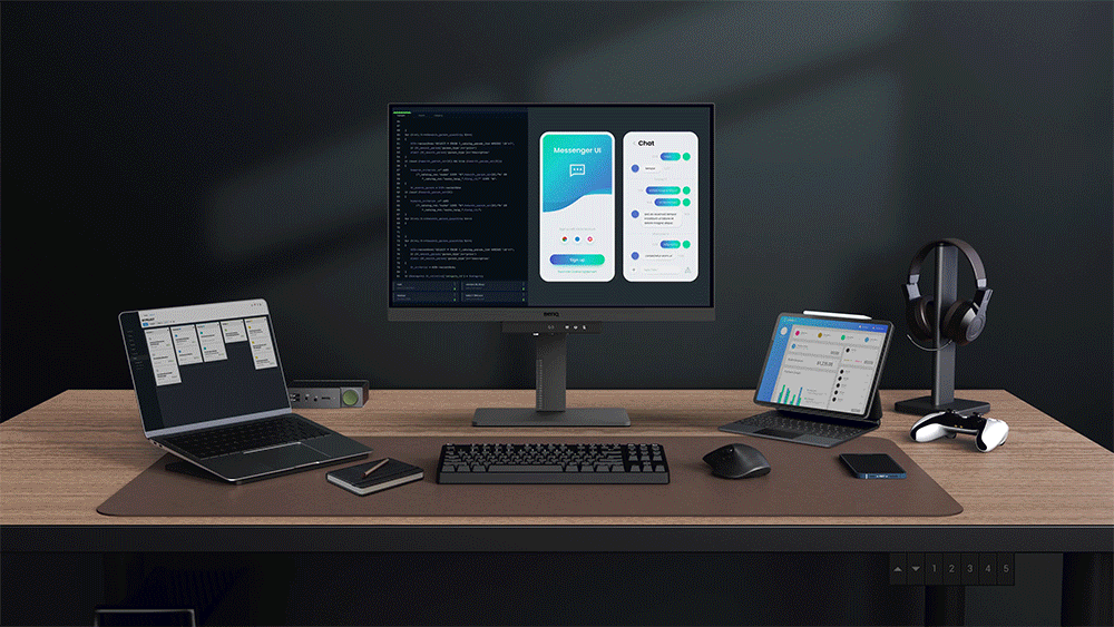 BenQ RD240Q 24.1” WQXGA Programming Monitor, 90W USB Type-C